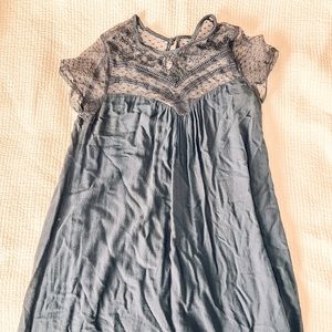 Lace Xhilaration Women’s Dress Navy Blue